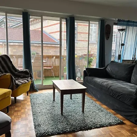 Grand Appartement Avec Balcon Et Parking Gratuit Sur Place Paris Exterior foto